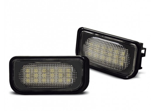 LED плафони за регистрационен номер за Mercedes Benz W203 (2000-2007) - седан, W209, R230 image