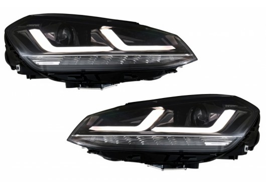 Комплект тунинг фарове Osram Full Led за VW Golf 7 (2012-2017) - черни image