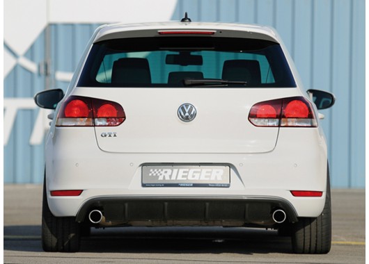 Дифузьор за задна броня Rieger за VW Golf 6 GTI (2009-2013) image
