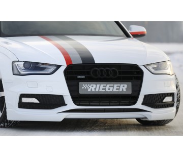Добавка за предна броня Rieger за Audi A4 B8 (2011-2015)