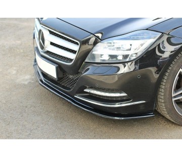 Спойлер за стандартна предна броня Maxton design за Mercedes Benz CLS W218 (2011-2014)