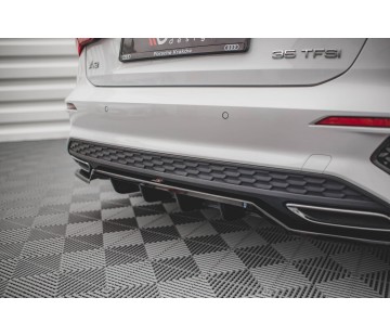 Добавка за задна броня Maxton design за Audi A3 8Y Sportback (2020-) S-line