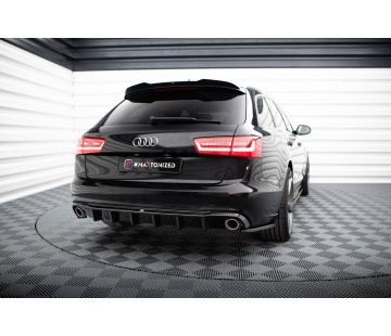 Дифузьор за задна броня Maxton design за Audi A6 C7 комби (2011-2014)