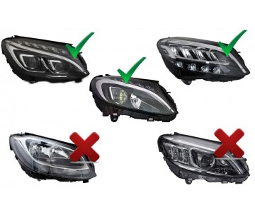 Комплект тунинг фарове за Mercedes Benz W205 (2014-2021)