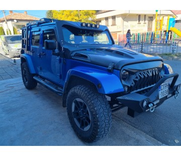 Броня за предно стъкло на Jeep Wrangler JK (2007-2018)