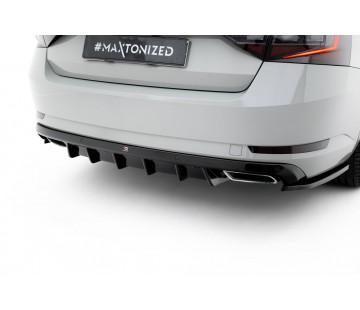 Дифузьор за задна броня Maxton design за Skoda Superb (2015-2019)